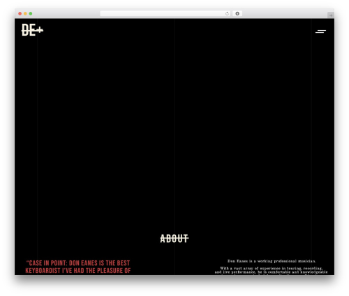 Theme WordPress Pelicula - doneanes.com