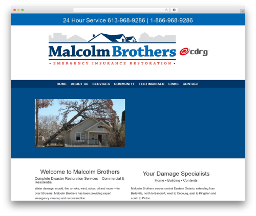Theme WordPress Ultimatum - malcolmbrothers.com