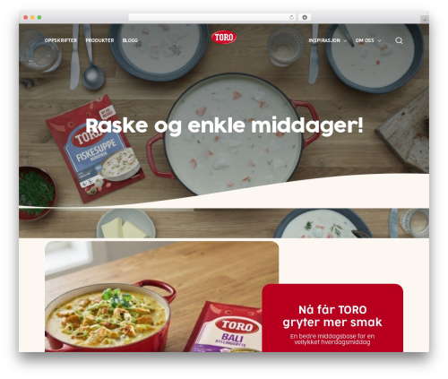 Toro 2.0 WordPress theme - toro.no