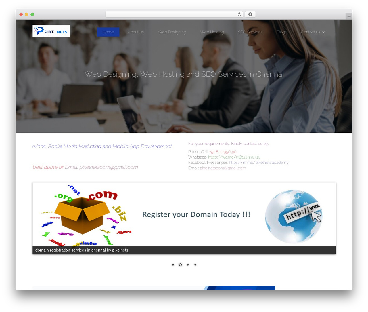 Web Development theme WordPress - pixelnets.com Web Development theme WordPress - pixelnets.com