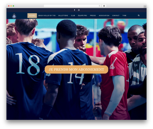 WordPress theme BigSlam - toursvolleyball.com