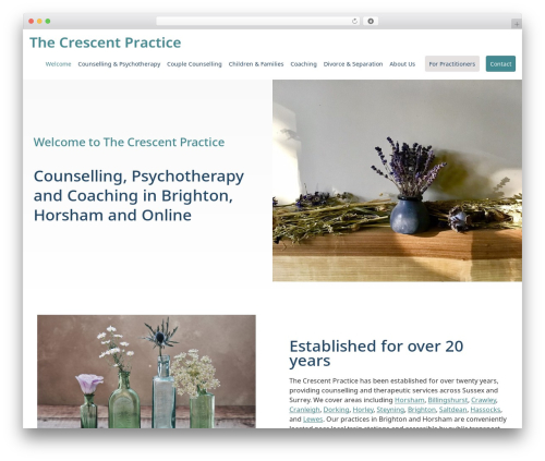 WP Bootstrap Starter WordPress theme - thecrescentpractice.co.uk