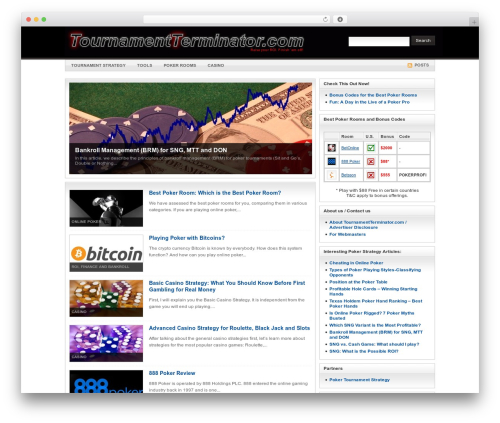 Arras Theme WordPress theme - tournamentterminator.com