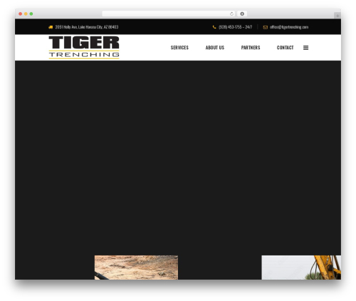 Baumeister WordPress theme - tigertrenching.com