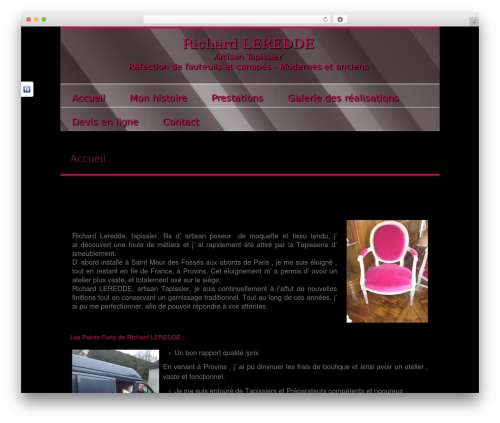 Social slider WordPress plugin - tapissier-leredde.fr