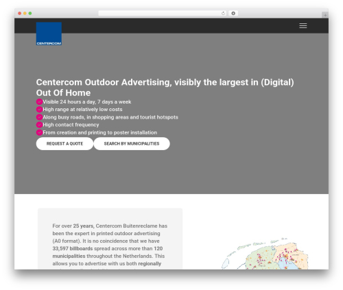 Centercom theme WordPress - centercom.nl