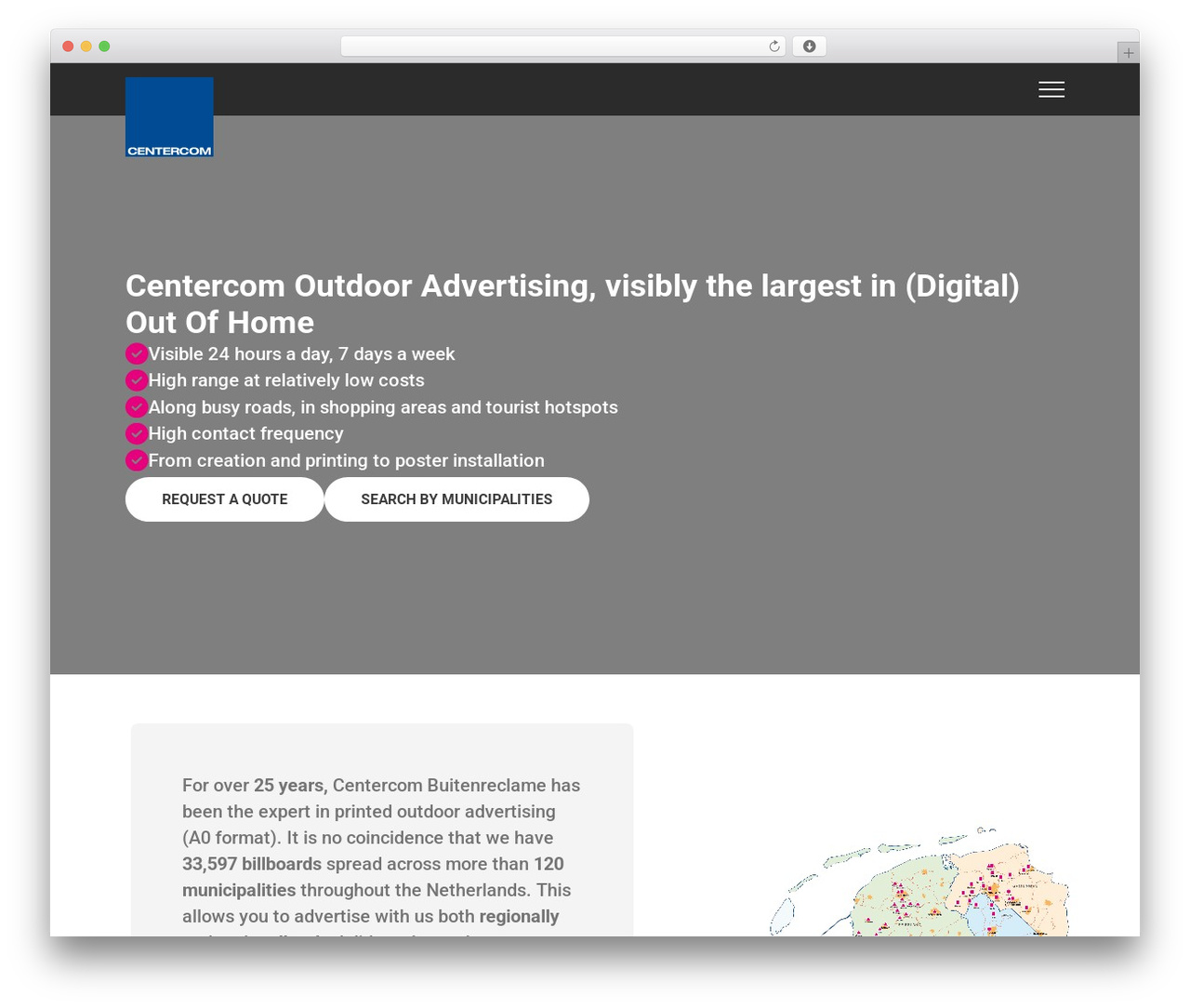 Centercom theme WordPress - centercom.nl
