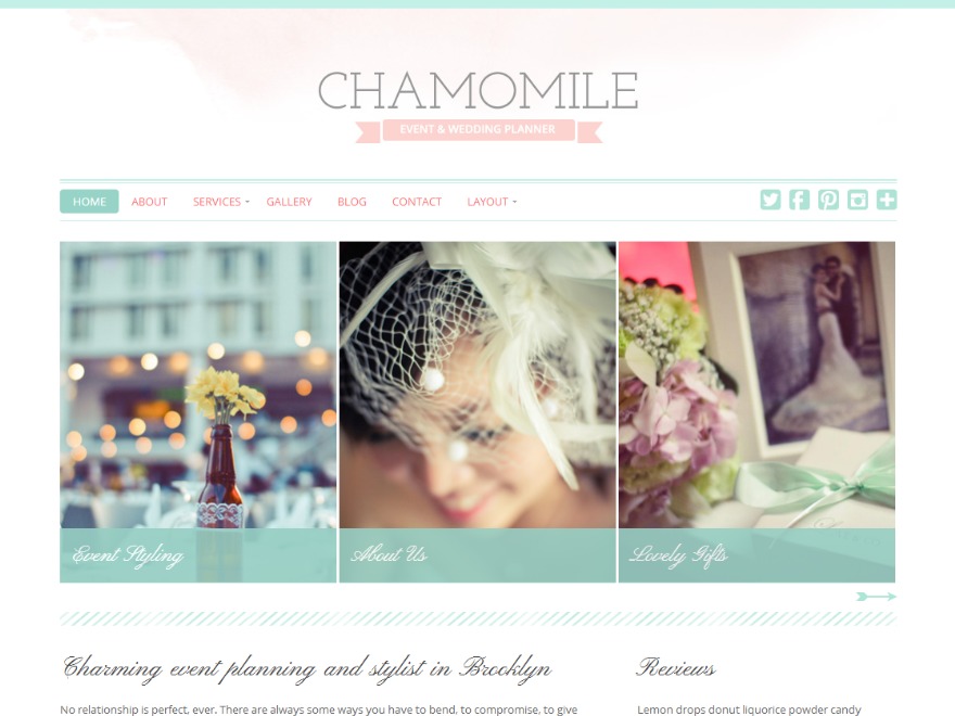 Chamomile (shared on wplocker.com) WordPress theme Chamomile (shared on wplocker.com) WordPress theme