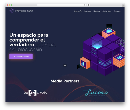 Cryptoland best WordPress theme - proyectokuhn.com
