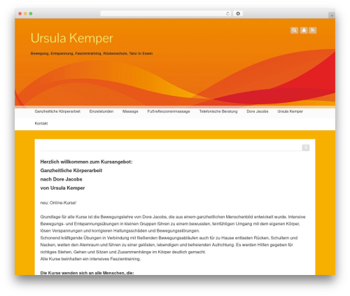 Fixy WordPress theme - bewegung-dorejacobs.de