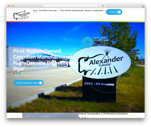 Fourthd Theme WordPress theme design - alexandertubular.ca