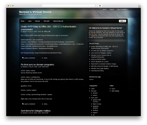 Pixel theme WordPress - sorean.ca