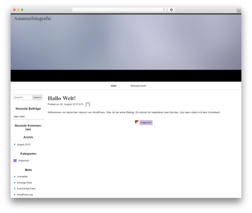 raindrops best WordPress theme - thecalls.de