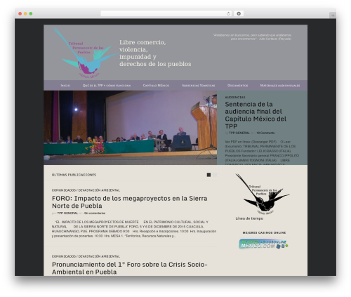 Sight WordPress theme - tppmexico.org