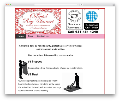 Theme WordPress Foundation - Blank - theorientalrugcleaners.com