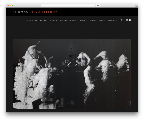 TheOne WordPress website theme - thomasdevuillefroy.fr