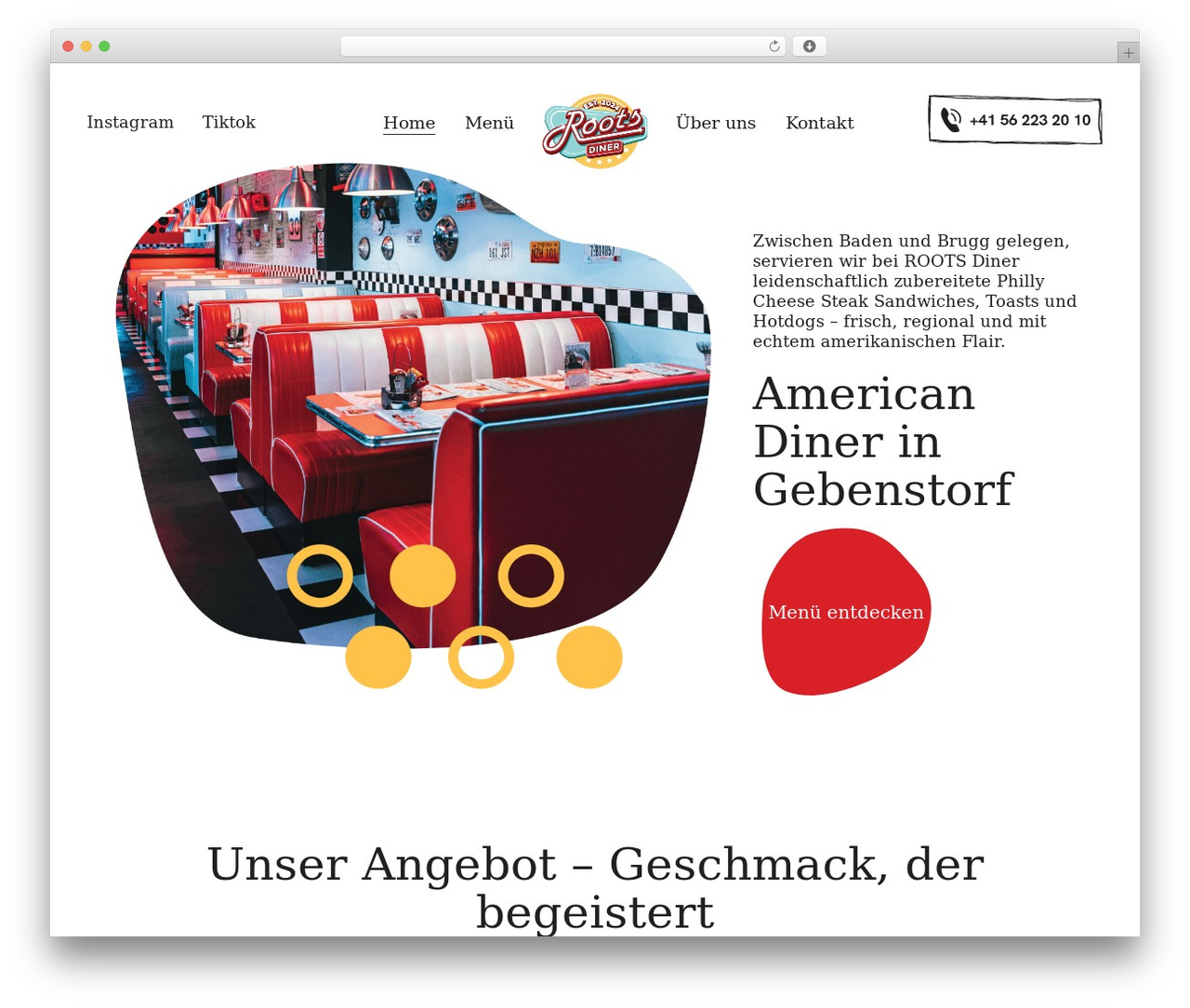 WordPress theme REFIVE - rootsdiner.ch