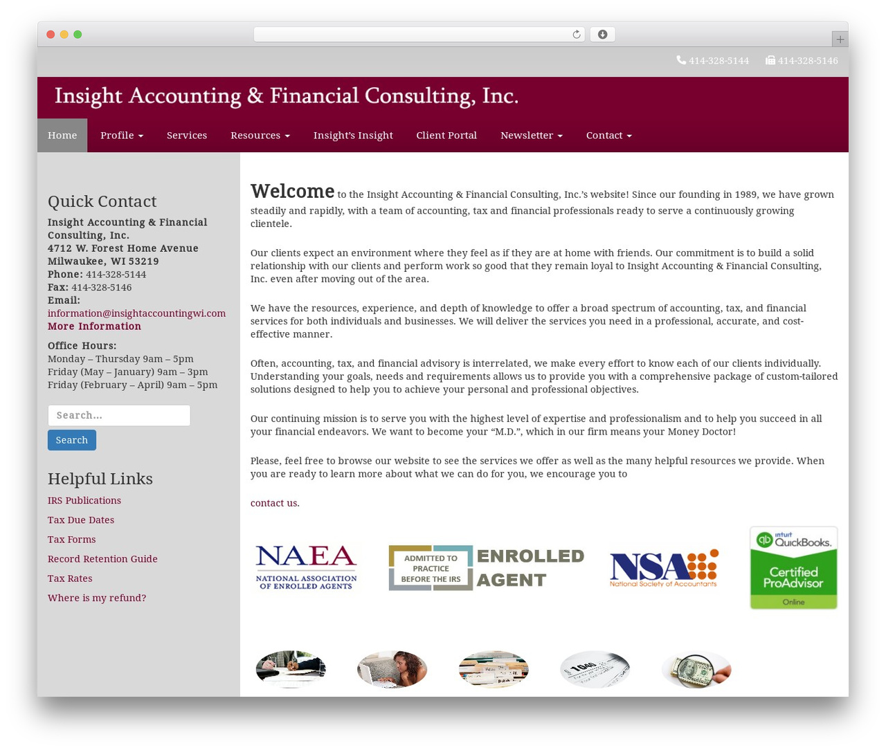 Customized4 theme WordPress - insightaccountingwi.com