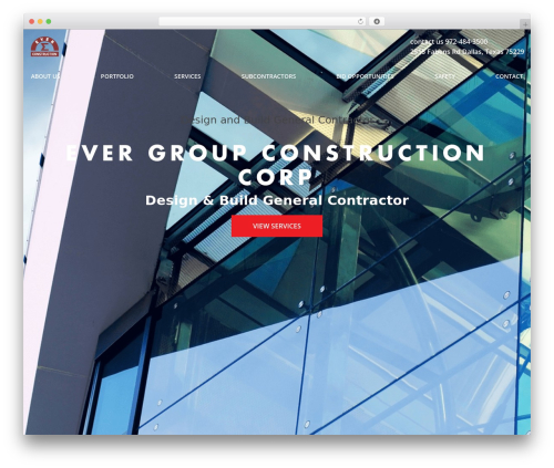 Ever Construction WordPress theme - everconstruction.com