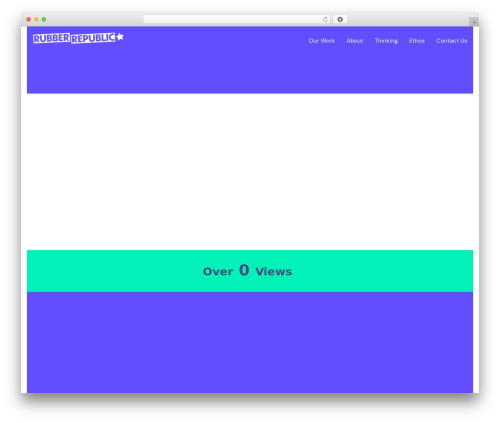 Frames WordPress theme design - rubberrepublic.com