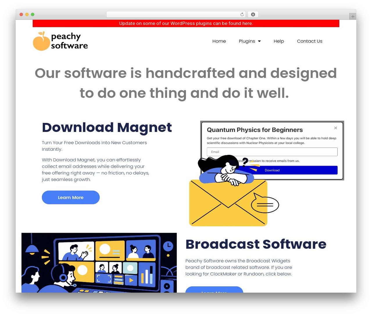 Hello Elementor WordPress theme - peachysoftware.com