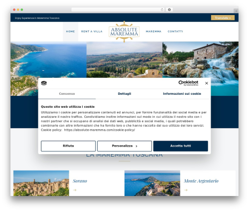 Theme WordPress Moison - absolute-maremma.com