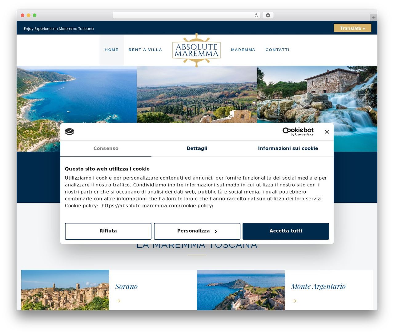 Theme WordPress Moison - absolute-maremma.com