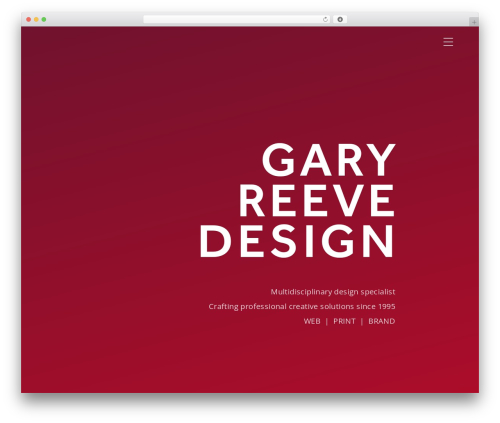 WordPress theme Beaver Builder Theme - garyreevedesign.com