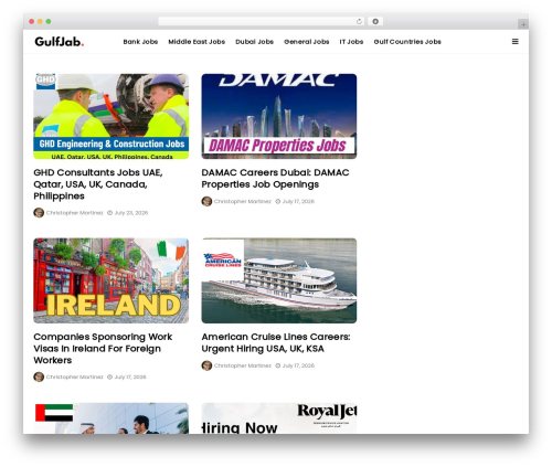 WordPress theme Disto - gulfjab.com
