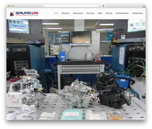 WordPress website theme DynamiX - centralturbodiesel.com