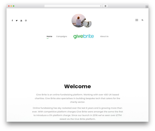 Akea WordPress theme - blog.givebrite.com