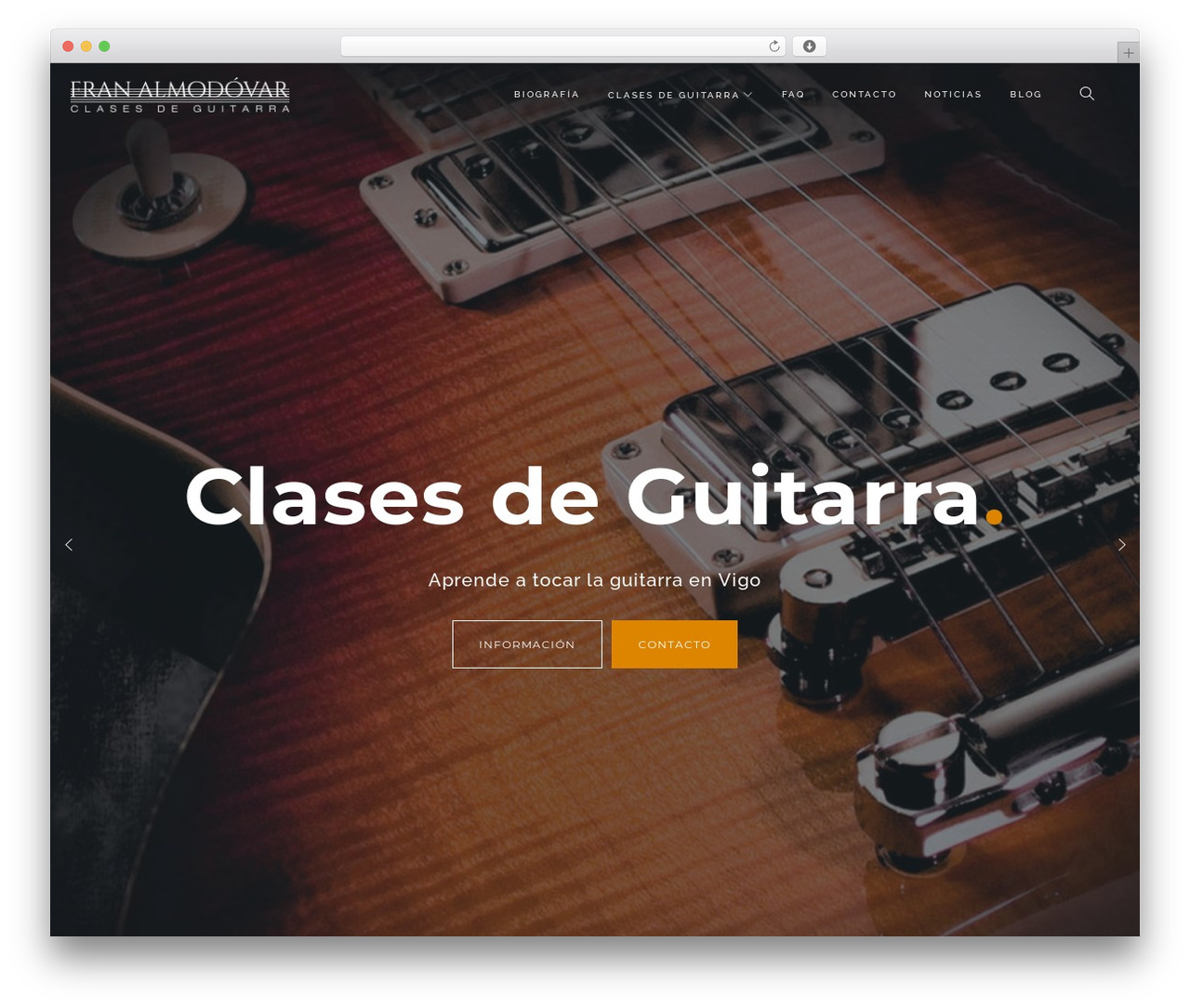 Comet WP theme WordPress - franalmodovar.com