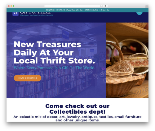 Enfold WordPress theme - giftandthrift.org