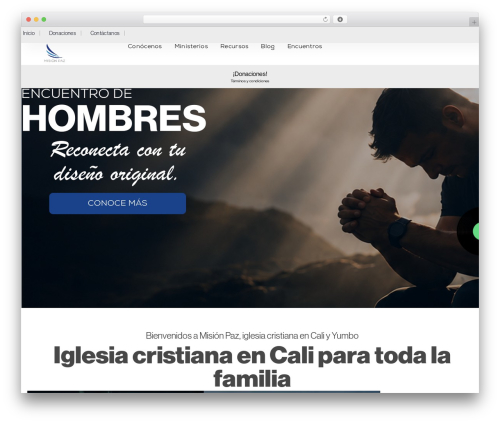 Hello Elementor WordPress theme - misionpaz.org