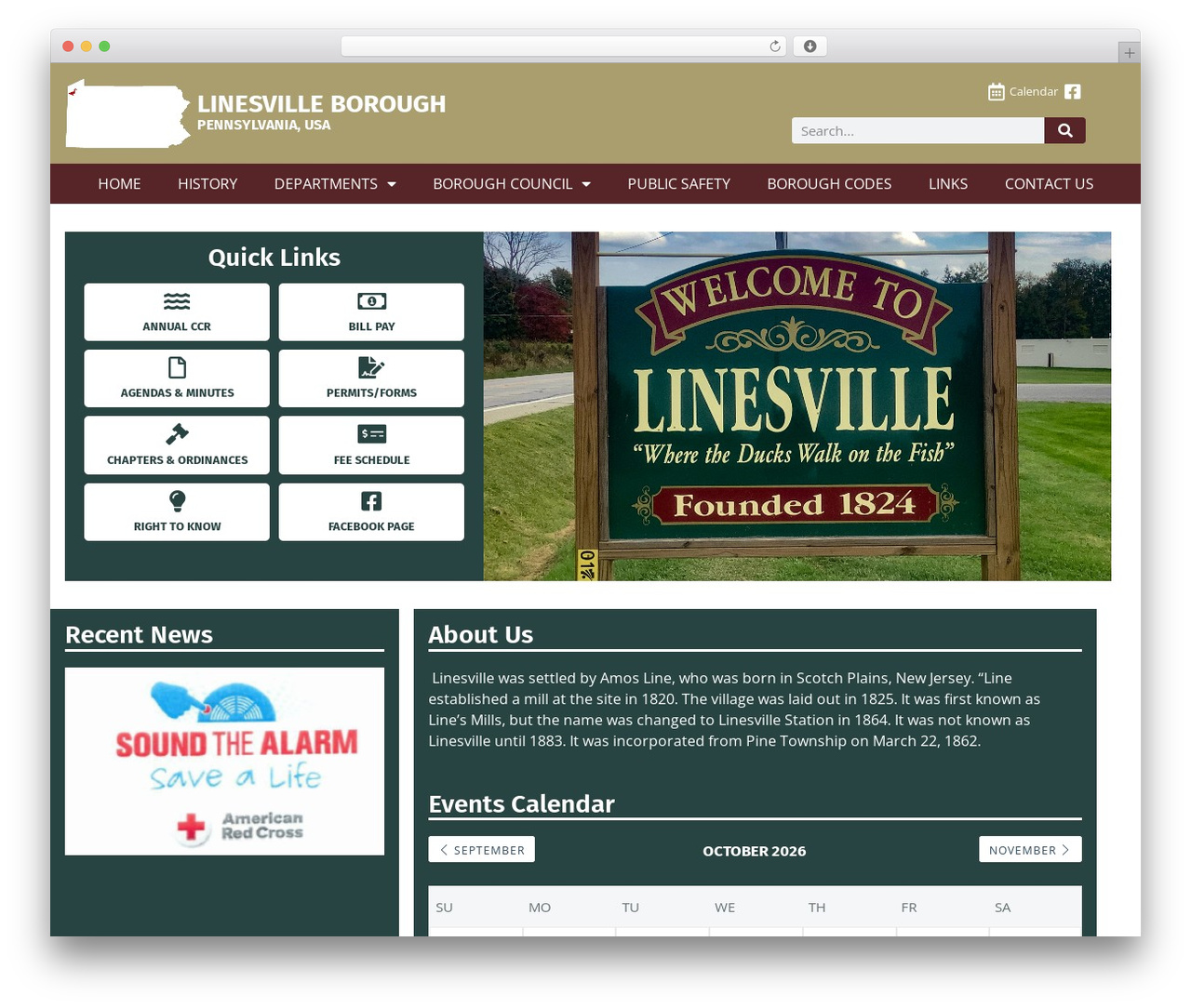 Hello Elementor WordPress theme design - linesvilleboro.org