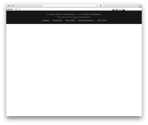 Kdw jquery colorbox WordPress plugin - ashleyyoungmusic.com
