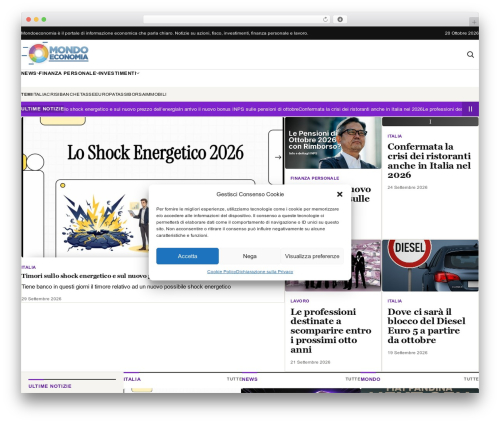MXDesign Network best WordPress theme - mondoeconomia.com