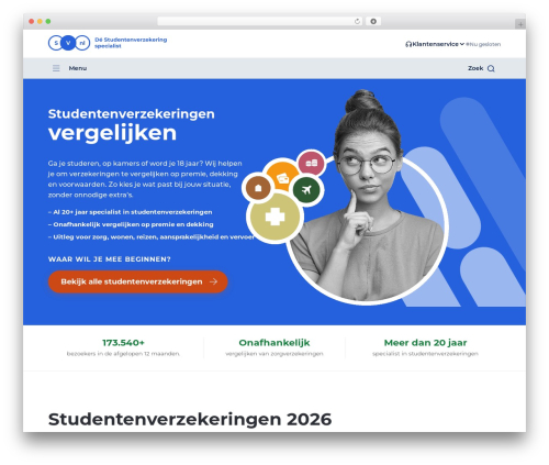 Lightweight cookie notice WordPress plugin - studentenverzekering.net