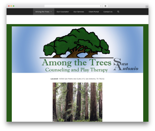 WordPress theme GeneratePress - amongthetreessa.com