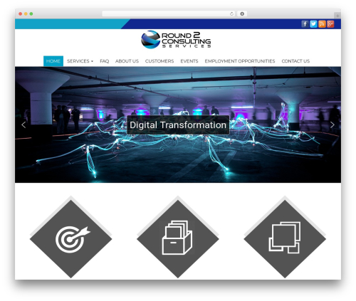 WordPress theme Round2cs - round2cs.com