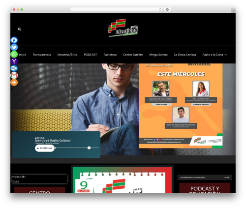 WordPress theme Sydney - identidadradiocultural.com.ec