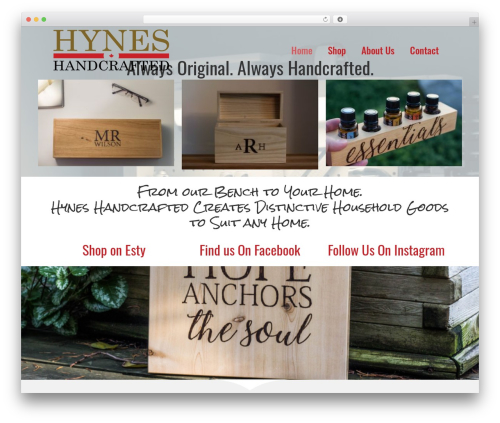 WP theme Beaver Builder Theme - hyneshandcrafted.com