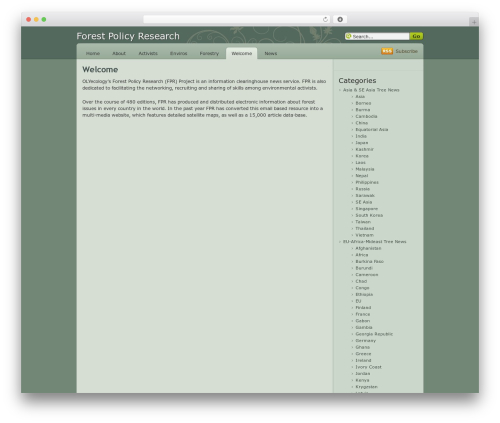 WP theme Devart - forestpolicyresearch.com