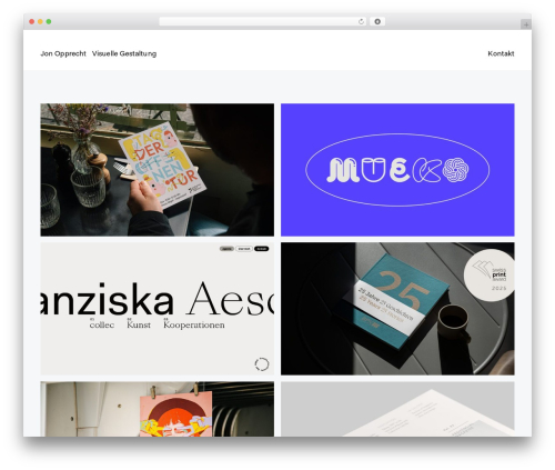 Basic best free WordPress theme - jonopprecht.com