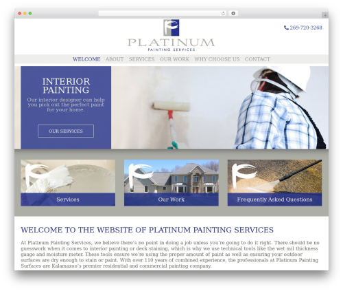 BFMClient best WordPress theme - platinumpaintingservices.com