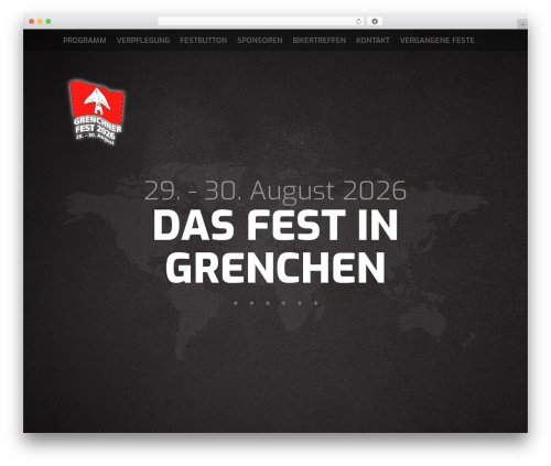 Fest WordPress theme - grenchner-fest.ch