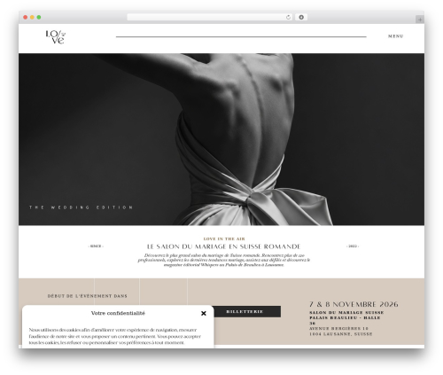 Flo flex builder WordPress plugin - salon-mariage-lausanne.ch