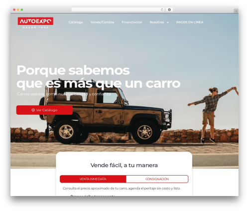 Vehica WordPress theme - autoexpo.com.co
