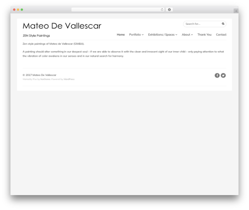 WordPress theme Workality Plus - simbapaintings.com
