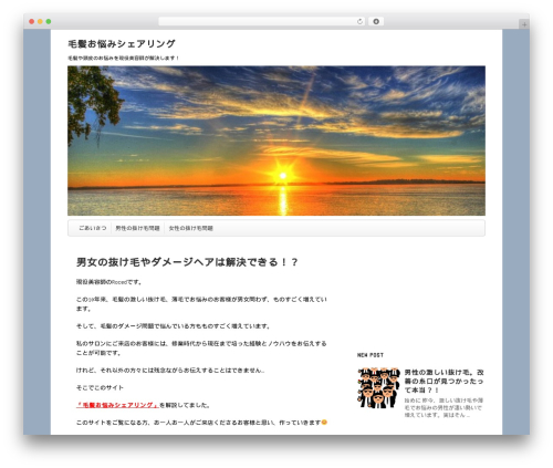 Affinger2 WordPress theme - nukege-care.com